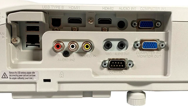 Alt view image 3 of 7 - Hitachi CP-BW301WN 3LCD Short-Throw Projector 3000 Lumens CLO HD 1080p WXGA HDMI