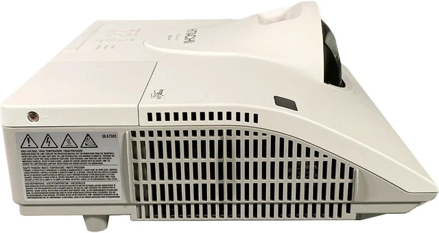 Alt view image 5 of 7 - Hitachi CP-BW301WN 3LCD Short-Throw Projector 3000 Lumens CLO HD 1080p WXGA HDMI
