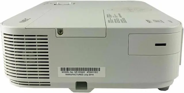 Alt view image 4 of 6 - NEC NP-M322X DLP USB-C Compatible Projector For Home and Office Multipurpose Use with Accessories Bundle (Power Cable, HDMI Cable, Remote)