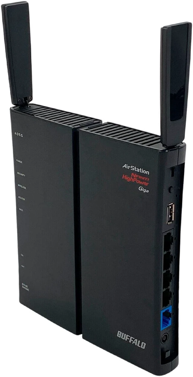 Wireless Router Buffalo Refurbished: Buffalo WZR-300HP High Power WiFi AirStation Gigabit ...