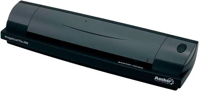 Main image of Ambir Technology DS490-3 Portable Color Duplex ID Document Scanner USB 2.0