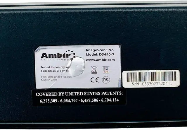 Alt view image 7 of 7 - Ambir Technology DS490-3 Portable Color Duplex ID Document Scanner USB 2.0