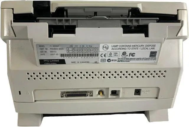Alt view image 4 of 6 - Fujitsu fi-6240Z High Speed 600 DPI Document Color Scanner USB 2.0 with Adapter