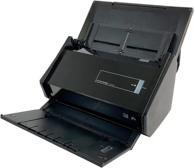 Alt view image 2 of 7 - Fujitsu ScanSnap iX500 High-Speed Color Duplex Portable Wireless Desktop Document Scanner for Paperwork in School College Office Gift Trading Sports Cards Drivers Licence Digitizing Documents USB 3.0