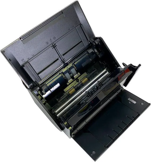 Alt view image 3 of 7 - Fujitsu ScanSnap iX500 High-Speed Color Duplex Portable Wireless Desktop Document Scanner for Paperwork in School College Office Gift Trading Sports Cards Drivers Licence Digitizing Documents USB 3.0
