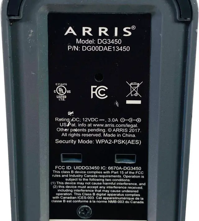 Alt view image 7 of 7 - Arris DG3450 DOCSIS 3.1 Cable Gateway Wi-Fi Modem Router 802.11ac w/ Adapter
