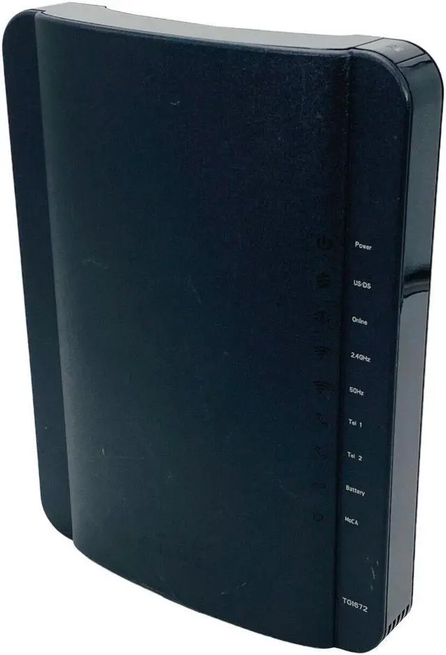 Alt view image 2 of 7 - Arris TG1672G Touchstone Telephony Gateway Wi-Fi 2.4GHz 5.0GHz Modem Router w/PC