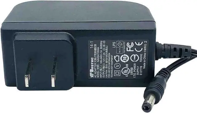 Alt view image 5 of 6 - New OEM Bestec Power Supply NA0241WAA 12V 2A 24W AC Adapter 5.0x2.1mm E127778