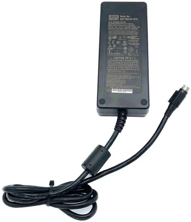 Alt view image 6 of 7 - Genuine Mean Well GST160A20 4-Pin 20V 8A 160W AC/DC Switching Adapter w/P.Cord