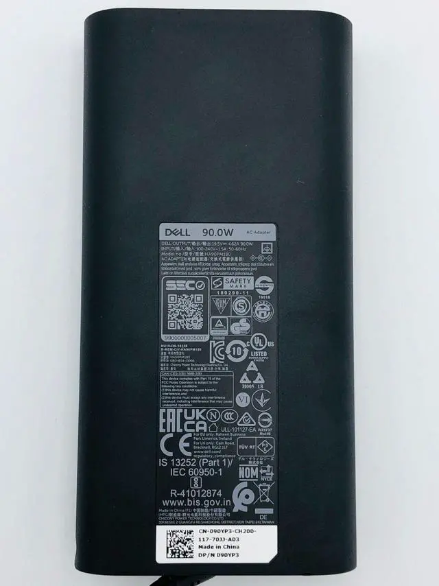 Alt view image 6 of 6 - OEM Genuine AC Adapter Dell HA90PM180 90W Tip 7.4mm 19.5V 4.62A w/PC