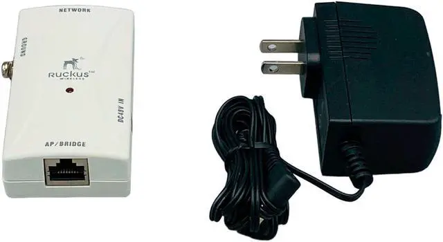 Main image of Genuine 48V Ruckus Wireless PoE Adapter NPE-5818 P/N 740-64157-001 w/AC Adapter
