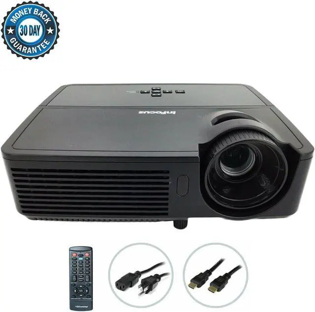 Main image of InFocus IN2124 DLP Projector Portable 3200 ANSI HD 1080p HDMI Bundle