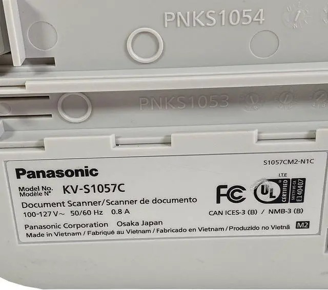 Alt view image 7 of 7 - Panasonic KV-S1057C MK2 High Speed Document Scanner USB 3.1 with Power Cord