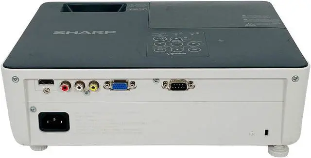 Alt view image 3 of 7 - Sharp PG-LX2000 DLP Projector Portable 2800 Lumens Full HD HDMI w/Bundle