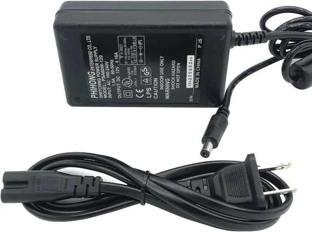 Alt view image 5 of 7 - Genuine Phihong PSA60W-120 AC Power Supply Adapter 12V 4.16A 50W w/Cord