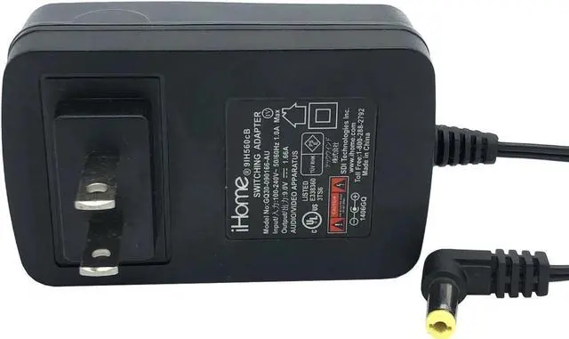 Alt view image 5 of 6 - Genuine iHome AC Adapter GQ30-090166-AU Power Supply 9V 1.66A 9IH560cB 5.5x2.1mm