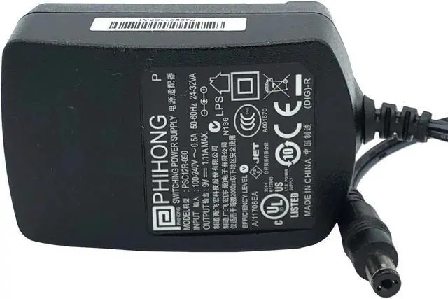 Alt view image 5 of 6 - Genuine Phihong PSC12R-090 AC Power Supply Adapter 9V 1.11A 12W