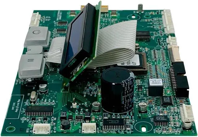 Alt view image 7 of 7 - Genuine Fargo D000297 Rev.C Motherboard & Display for DTC400/e ID Card Printers