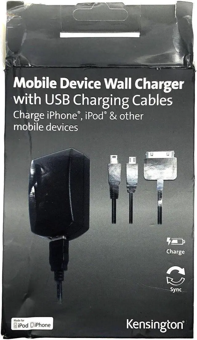 Alt view image 3 of 7 - New Genuine Kensington Mobile Device Wall Charger Adapter