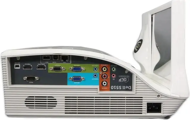 Alt view image 2 of 6 - Dell S510 DLP Projector 3100 ANSI Short Throw School Interactive HDMI w/Bundle