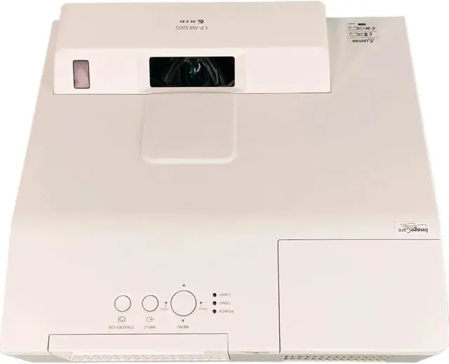 Alt view image 6 of 7 - Hitachi CP-AW3005 3LCD Projector Ultra Short Throw 3300 ANSI 1080p HDMI w/Bundle
