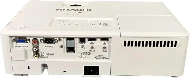 Alt view image 2 of 7 - HITACHI CP-EX3051WN 3LCD Projector Professional 3300 ANSI HD 1080p w/Accessories