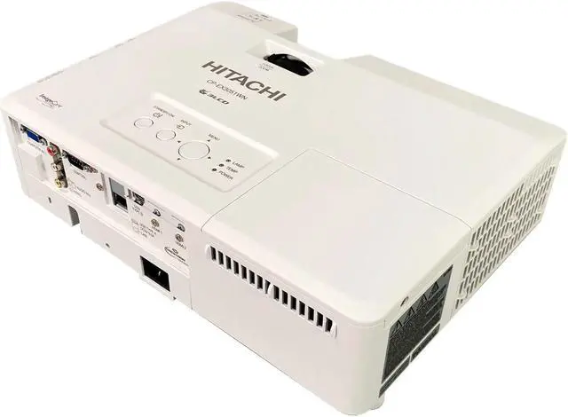 Alt view image 4 of 7 - HITACHI CP-EX3051WN 3LCD Projector Professional 3300 ANSI HD 1080p w/Accessories