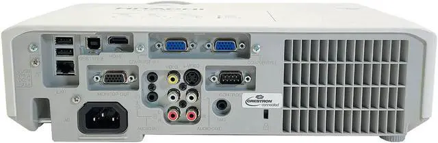 Alt view image 2 of 7 - Hitachi CP-WX3530WN 3LCD Projector 3700 ANSI HD 1080p HDMI LAN w/Accessories