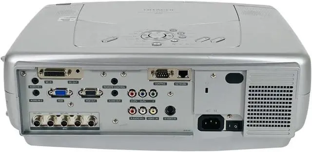 Alt view image 2 of 6 - Hitachi CP-X1200 3LCD Projector 3500 ANSI Office VGA LAN w/Bundle