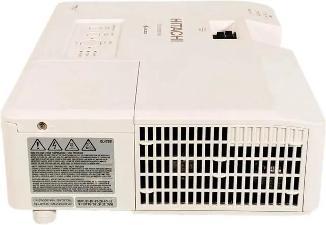 Alt view image 5 of 7 - Hitachi CP-EW3051WN 3LCD Projector 3200 ANSI DICOM Full HD HDMI w/Remote