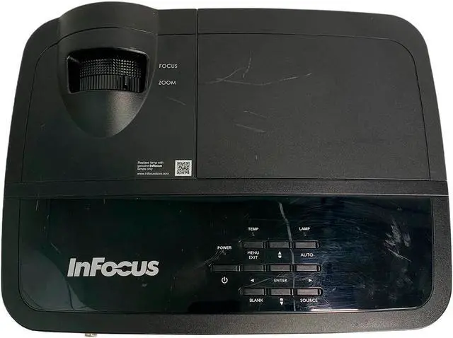 Alt view image 5 of 6 - NEW LAMP - NEW CHIP InFocus IN124a DLP Projector 3500 ANSI 3D HD 1080P HDMI