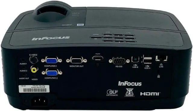 Alt view image 3 of 7 - InFocus IN2124x DLP Projector 4200 ANSI Home Theater Full HD 3D HDMI w/Bundle