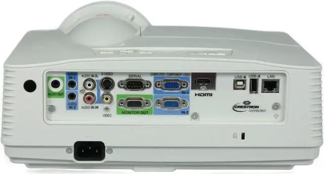 Alt view image 2 of 7 - Mitsubishi WD390U-EST(M) DLP Projector Short-Throw 3000 ANSI 1080p HDMI w/Bundle