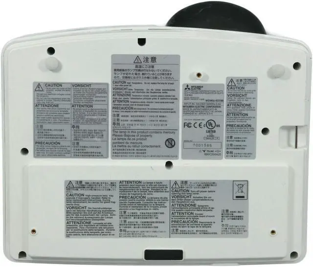 Alt view image 6 of 7 - Mitsubishi WD390U-EST(M) DLP Projector Short-Throw 3000 ANSI 1080p HDMI w/Bundle