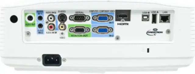 Alt view image 2 of 3 - Mitsubishi XD360U-EST DLP Projector Short-Throw 3D 2500 Lumens HD 1080p Bundle