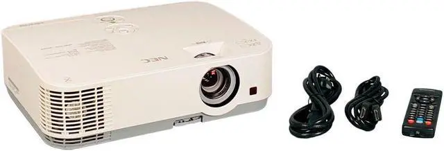 Main image of NEC NP-ME301W 3LCD Projector Portable 3000 Lumens Office HD HDMI w/Bundle