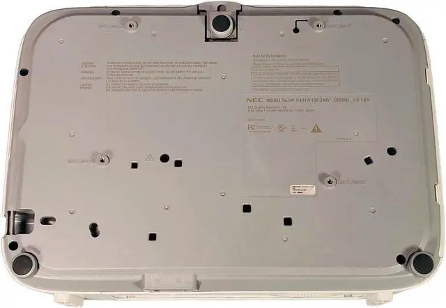 Alt view image 7 of 7 - NEC P401W 3LCD Projector 4000 ANSI HD 1080i LAN HDMI with Accessories