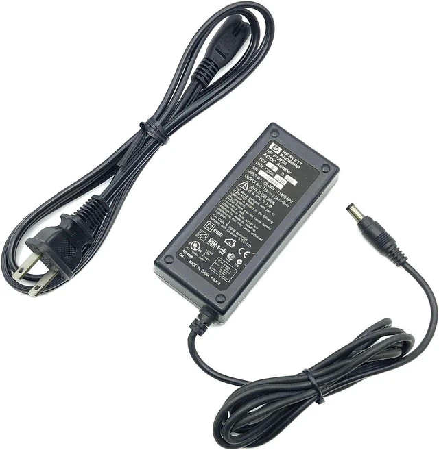 Main image of Genuine HP AC DC Adapter for DVD Writer DVD420v DVD420ve DVD630e DVD630ve w/Cord
