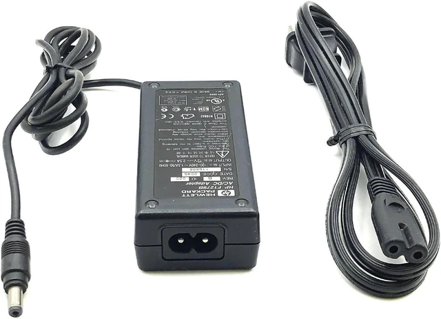 Alt view image 4 of 5 - Genuine HP AC DC Adapter for DVD Writer DVD420v DVD420ve DVD630e DVD630ve w/Cord