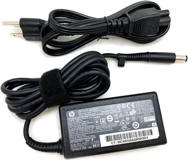 Main image of NEW Original HP 45W Adapter Model HSTNN-DA35 P/N 744481-003 19.5V 2.31A w/Cord