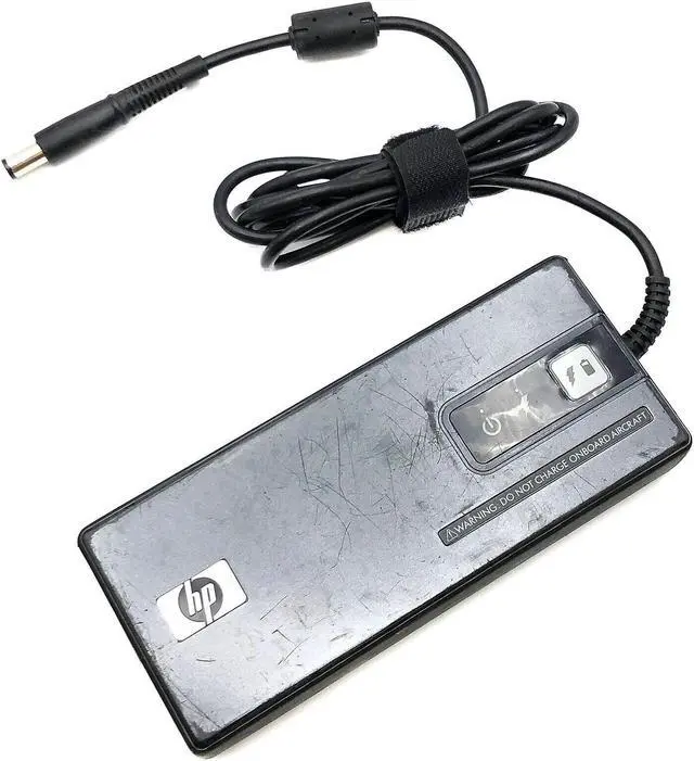 Alt view image 6 of 7 - Genuine 90W HP Air Smart Adapter 19.5V 4.62 A 462602-001 HSTNN-AA04 w/Cord OEM