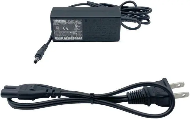 Alt view image 7 of 7 - Genuine Toshiba CEX0107A ADP-15HH AC Power Adapter For Toshiba W/Cord