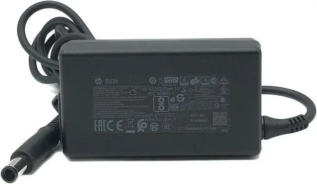 Alt view image 5 of 7 - Genuine 65W HP AC DC Adapter for EliteDesk 800 G1 G2 G3 Desktop Mini PC w/Cord