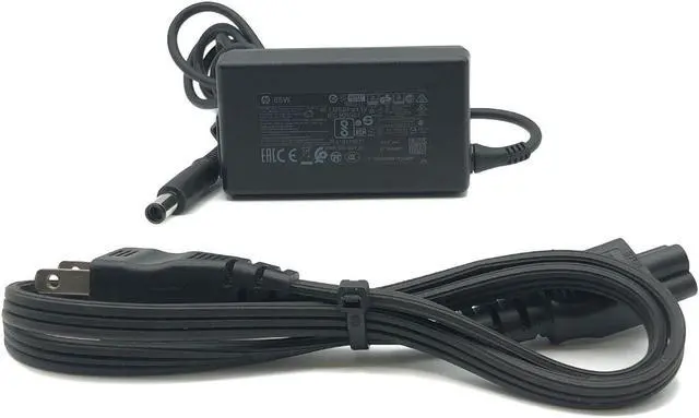 Alt view image 6 of 7 - Genuine 65W HP AC DC Adapter for EliteDesk 800 G1 G2 G3 Desktop Mini PC w/Cord