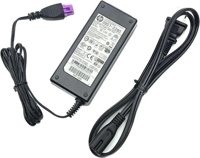 Main image of HP AC DC Adapter Model 0957-2280 +32V 750mA 3-pin tip w/Cord OEM  Genuine