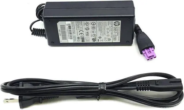 Alt view image 4 of 6 - HP AC DC Adapter Model 0957-2280 +32V 750mA 3-pin tip w/Cord OEM  Genuine