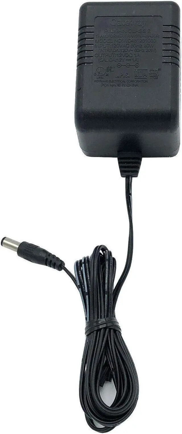 Main image of Gateway WD481201000 AC Adapter 12V 1A Power Charger 5.5x2.1mm w/Cord Genuine