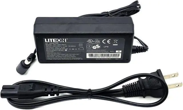 Alt view image 2 of 7 - Liteon PA-1300-8M07 AC Adapter 12V 2.5A Power Supply 30W W/Cord OEM  Genuine