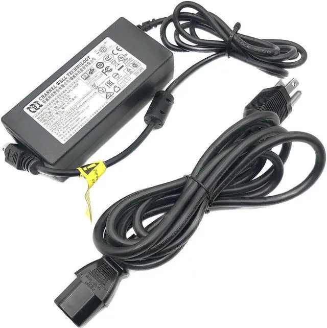 Main image of CWT KPL-060F AC/DC Power Supply Adapter 12V 5A 60W OEM 4Pin w/PCord  Genuine