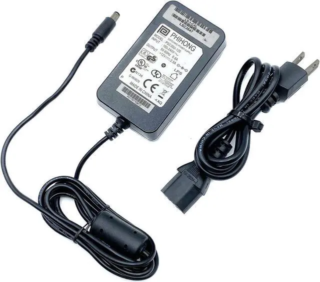 Main image of Phihong Switching Power Supply Adapter PSC30U-120 30W 12V 2.5A W/P.Cord  Genuine